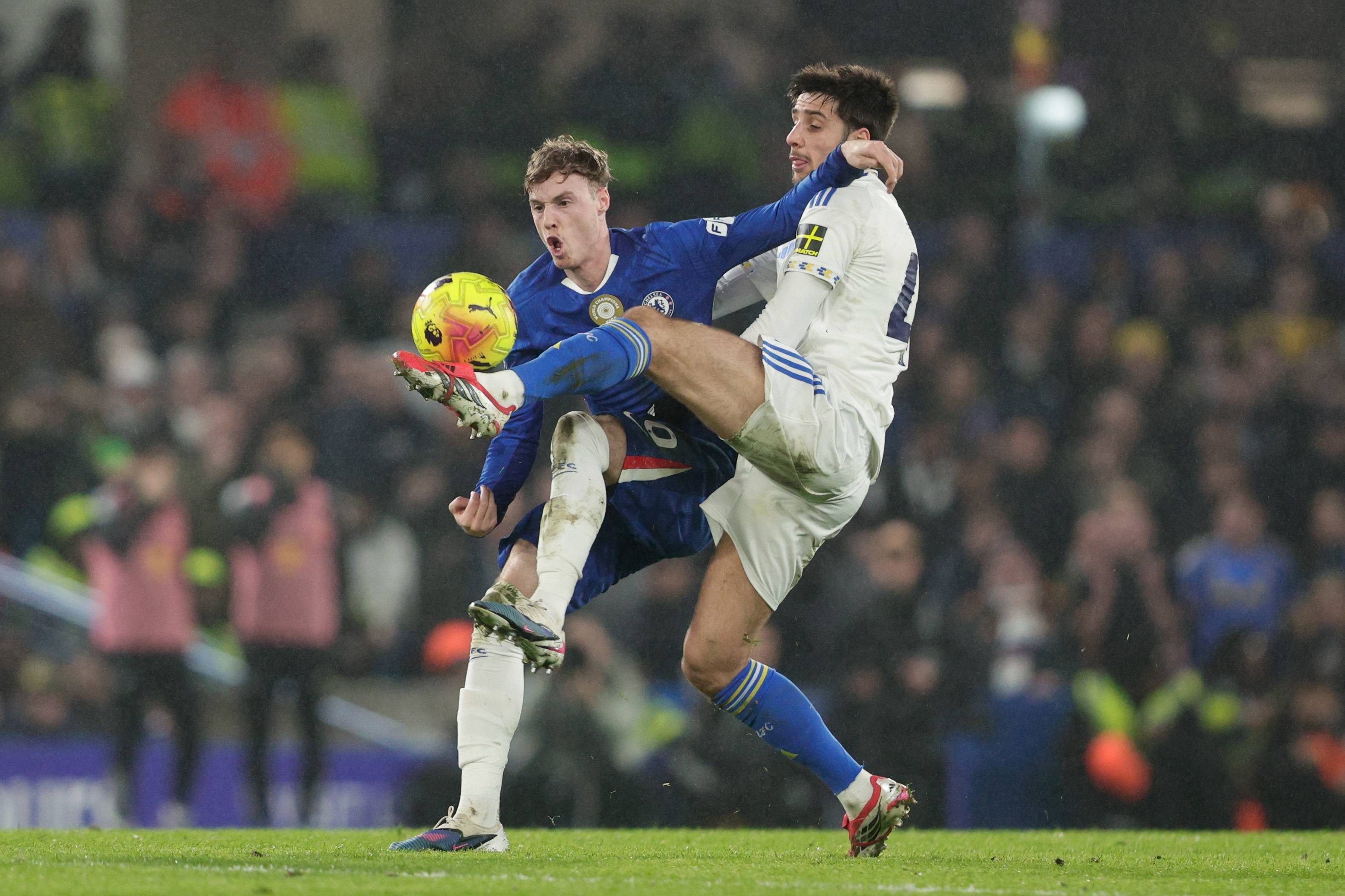 （外代二线）足球——英超联赛：切尔西战平利兹联