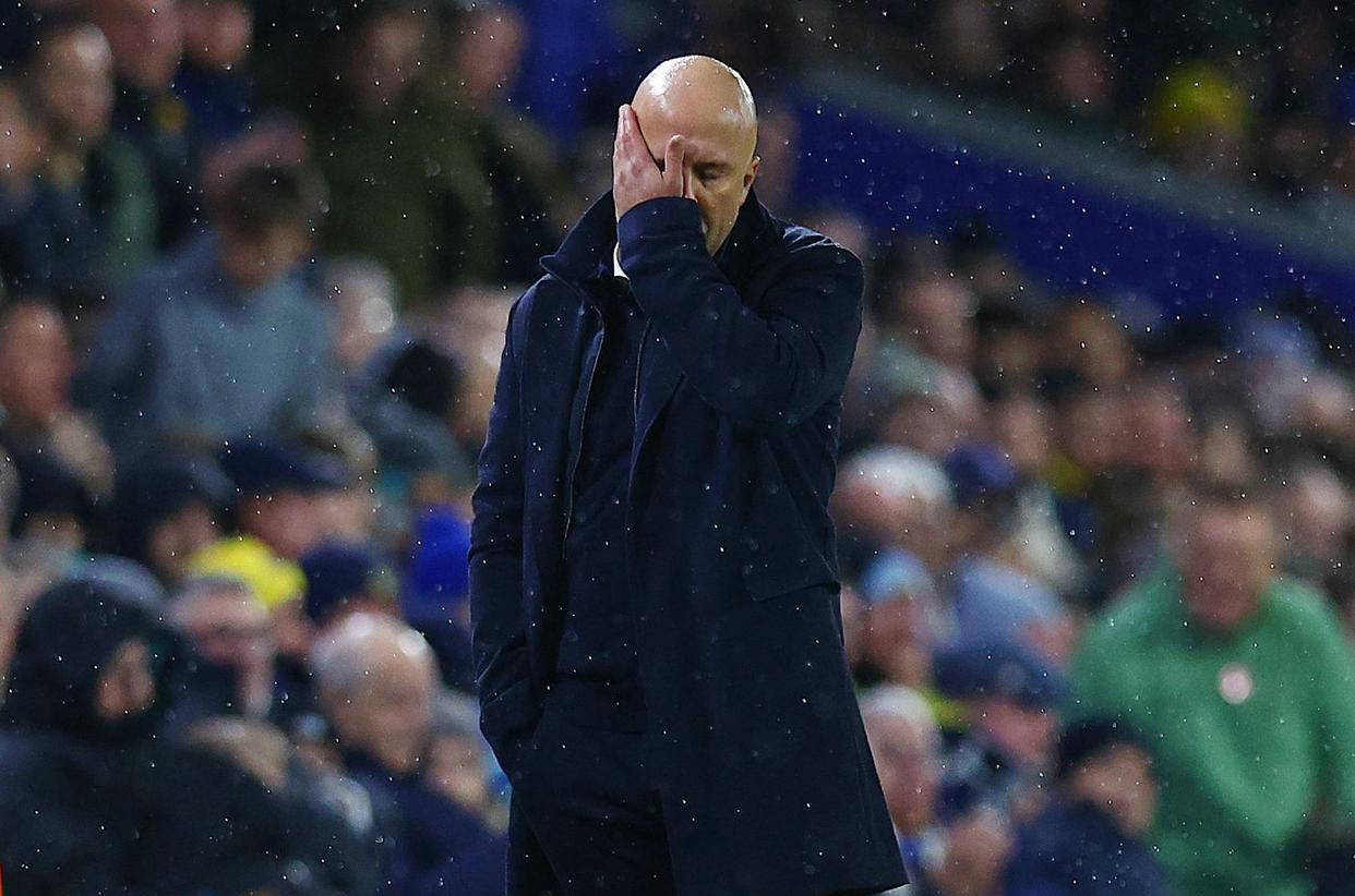 全被预言成真！斯洛特失利后“甩锅”引发球迷热议：又一位滕哈赫式主帅